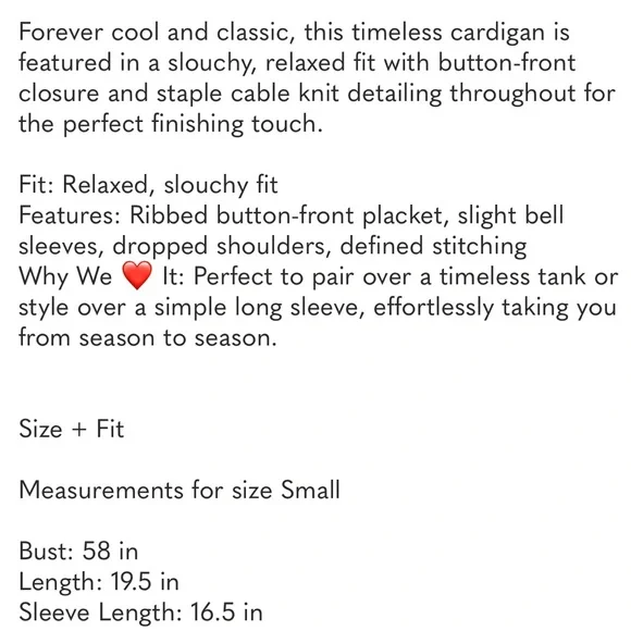 Free People Washed Ashore Cardi NWT - Picture 5 of 5